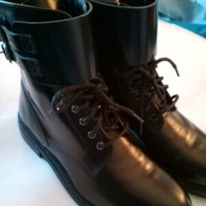 All Saints Lace Up  Leather Boots